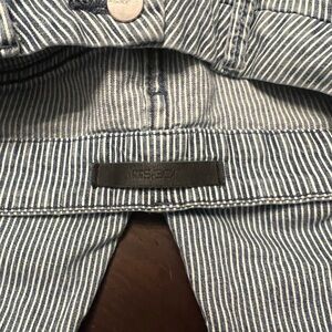 Joe’s Jeans white and blue stripe size 28